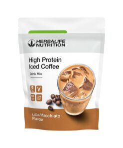 High Protein Iced Coffee Macchiato