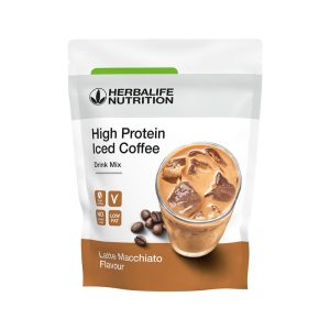 High Protein Iced Coffee Macchiato