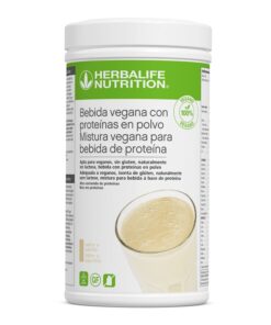 Bebida vegana con proteínas en polvo